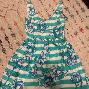 Lily Pulitzer striped silk blend dress, size 6